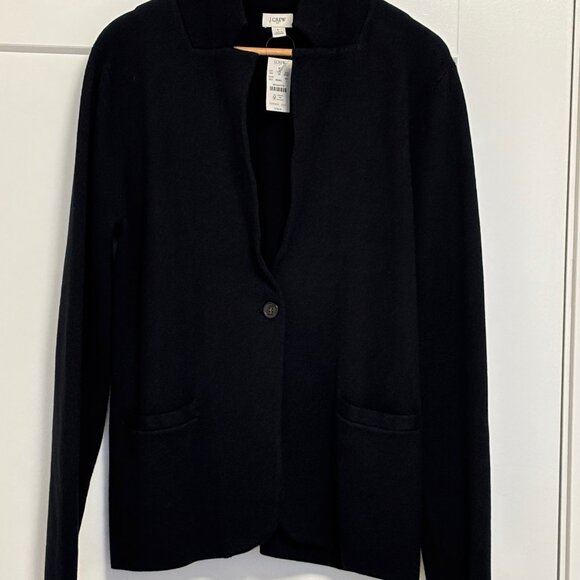 J.Crew School Boy Sweater Blazer - Black - Picture 6 of 6